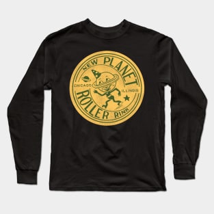 New Planet Roller Rink Vintage Defunct Skating Club Long Sleeve T-Shirt